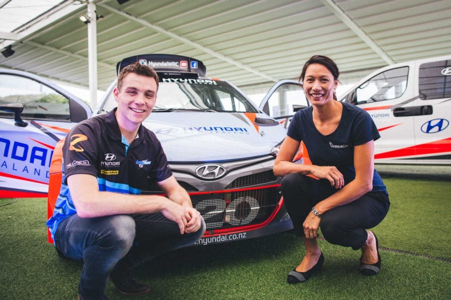 Paddon and Hyundai NZ young driver scholarship